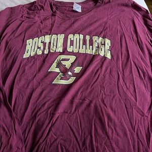 Fanatics Maroon Boston College Long Sleeve Tshirt Size 5XL